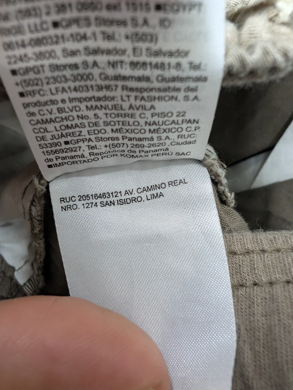 Old Navy lightweight taupe